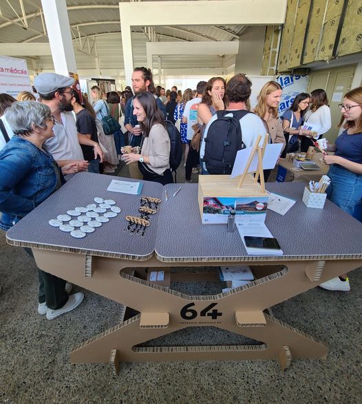 Photo du stand Présence médicale 64 au FJMG de Bordeaux