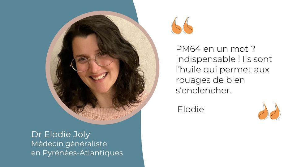 Portrait et citation du Dr Élodie Joly, installée à Pau en janvier 2024, par Présence médicale 64